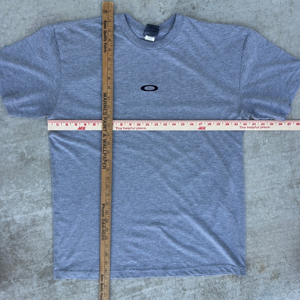 Oakley T Shirt XL Grey Vintage 90s Software Center Logo Embroidered Gorpcore - Picture 6 of 6